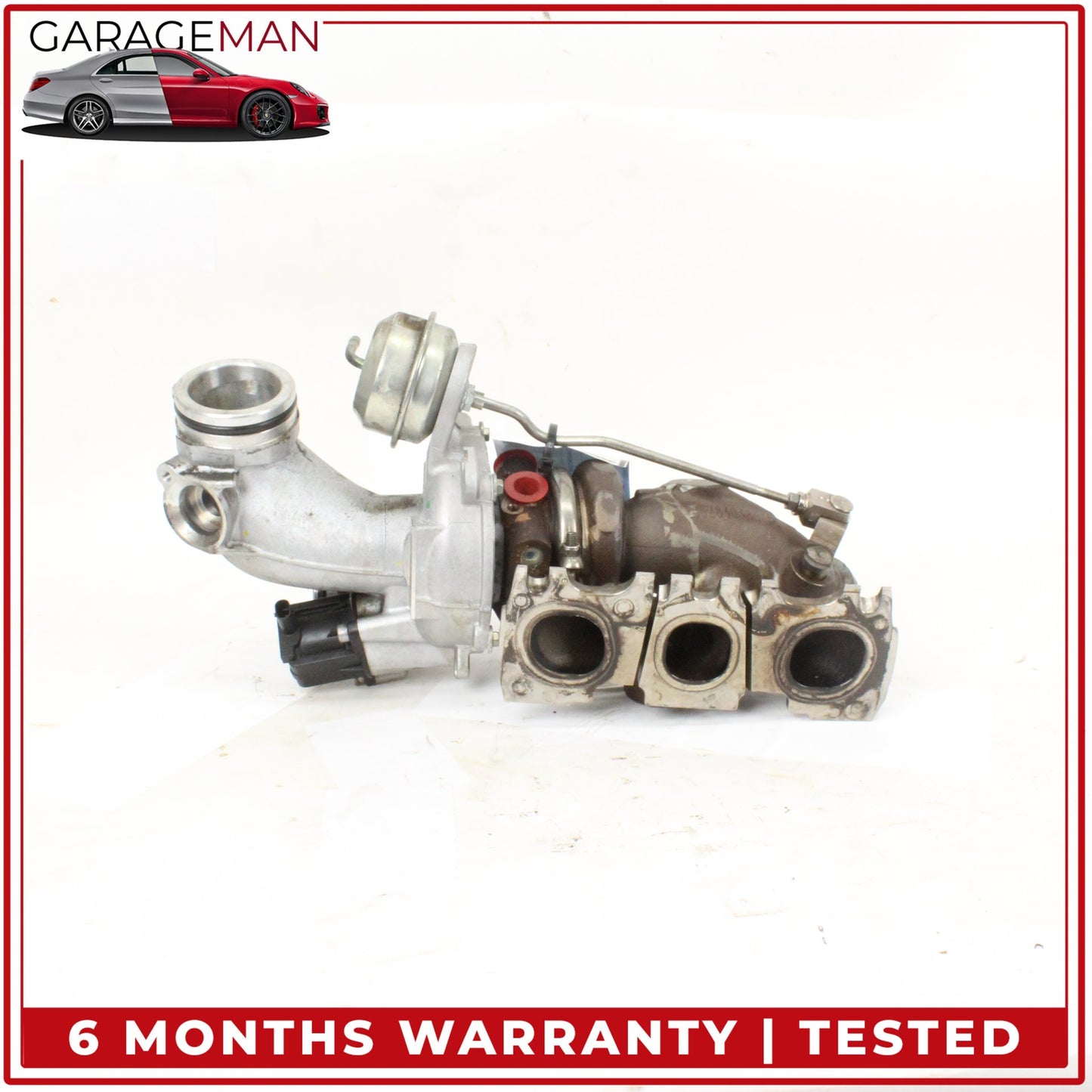 2017-2020 Mercedes W213 E400 M276 Right Turbocharger Turbo Charger Manifold OEM
