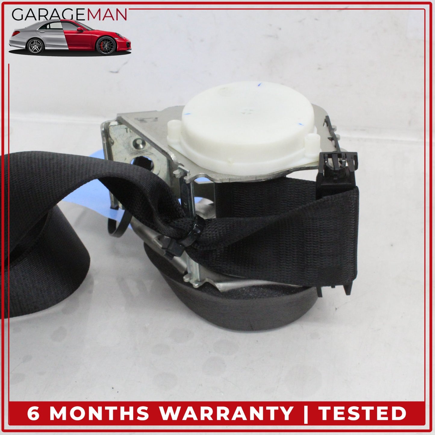 2011-2018 BMW X3 X4 F25 F26 Rear Left Driver Side Seat Belt Black OEM