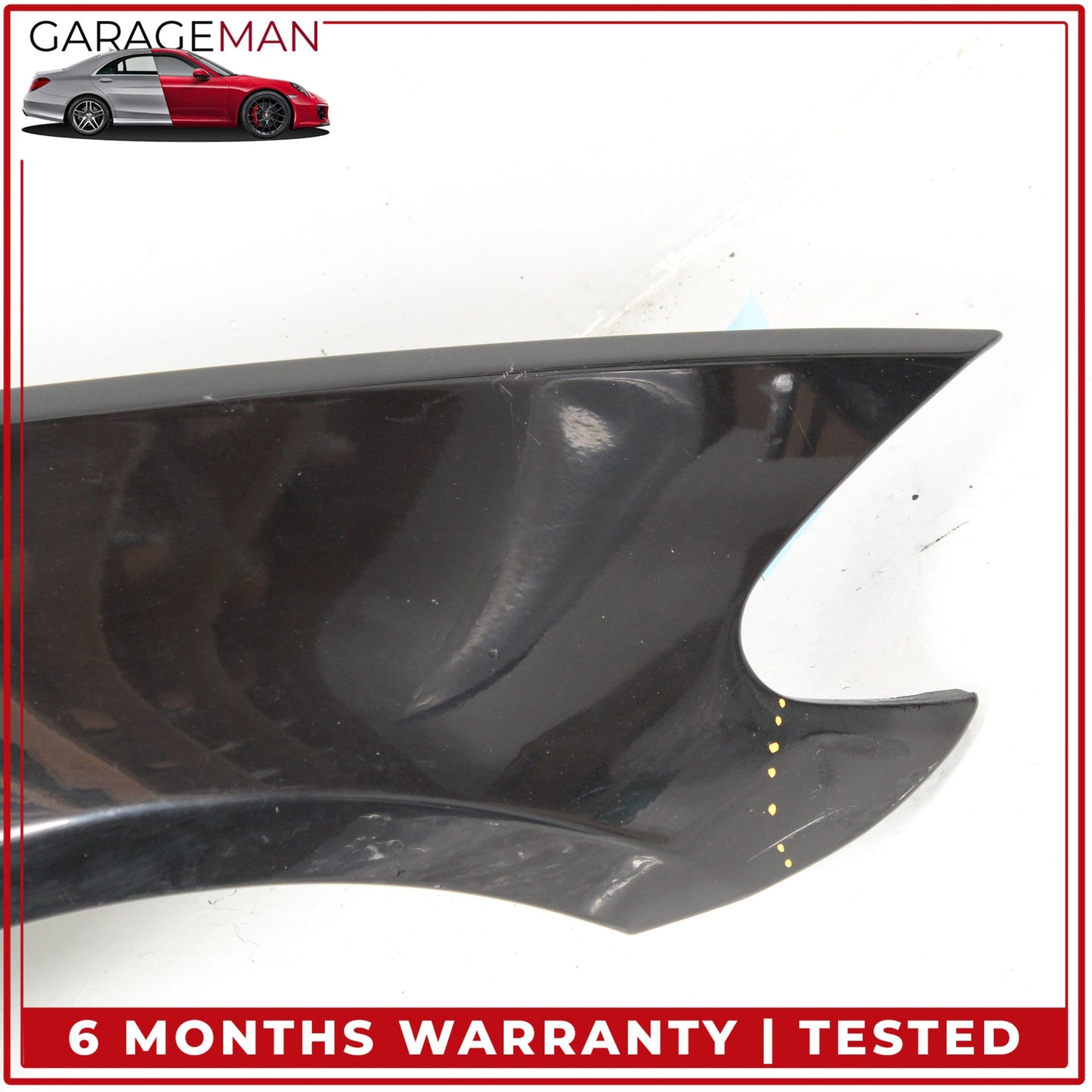 2011-2016 BMW 528i F10 Front Right Passenger Side Fender Wing Panel Black OEM