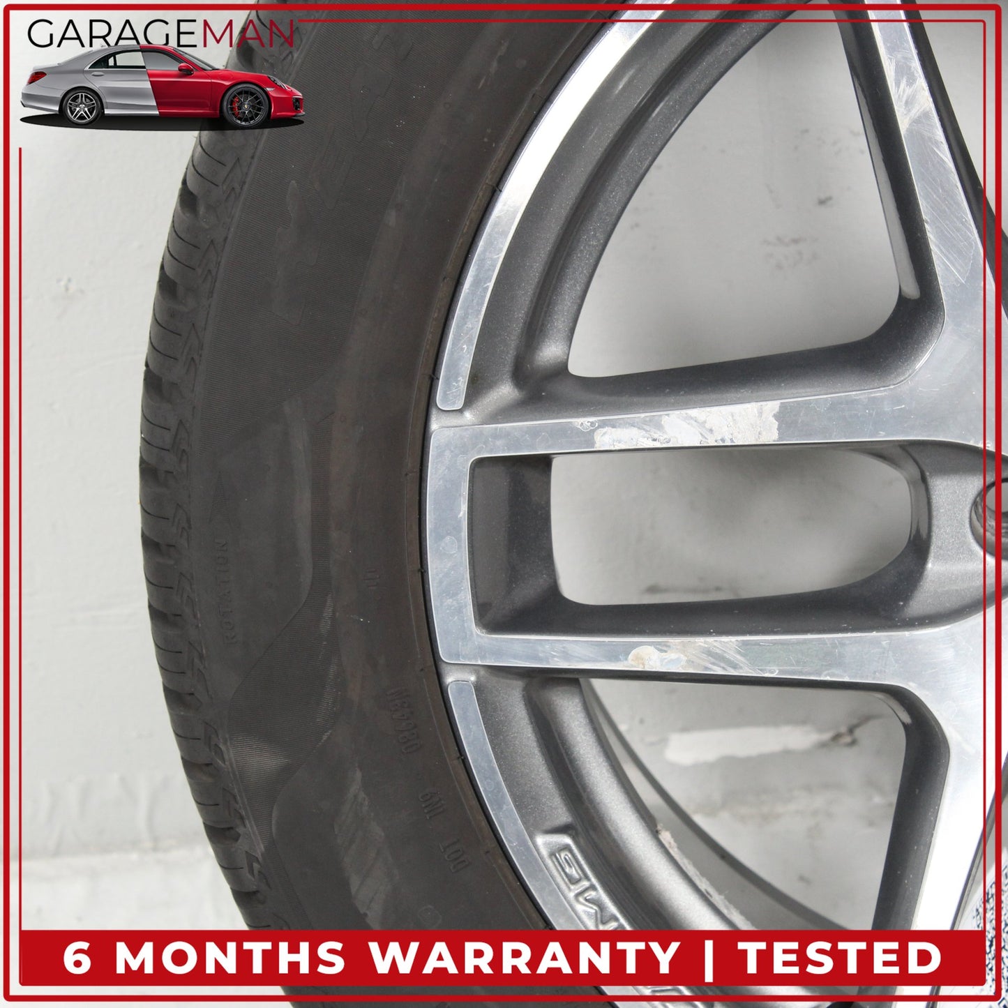 2016-2023 Mercedes X253 GLC300 Wheel Rim w/ Pirelli Tire 8JX19H2 ET38 OEM