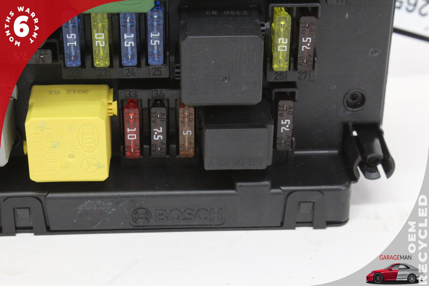 13-20 Mercedes-Benz SL500 R231 Convertible Front Under Hood Fuse Box Module 2319002102