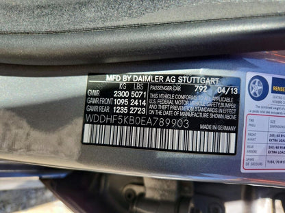 Parting Out- 2014 Mercedes-Benz E350 W212- 127