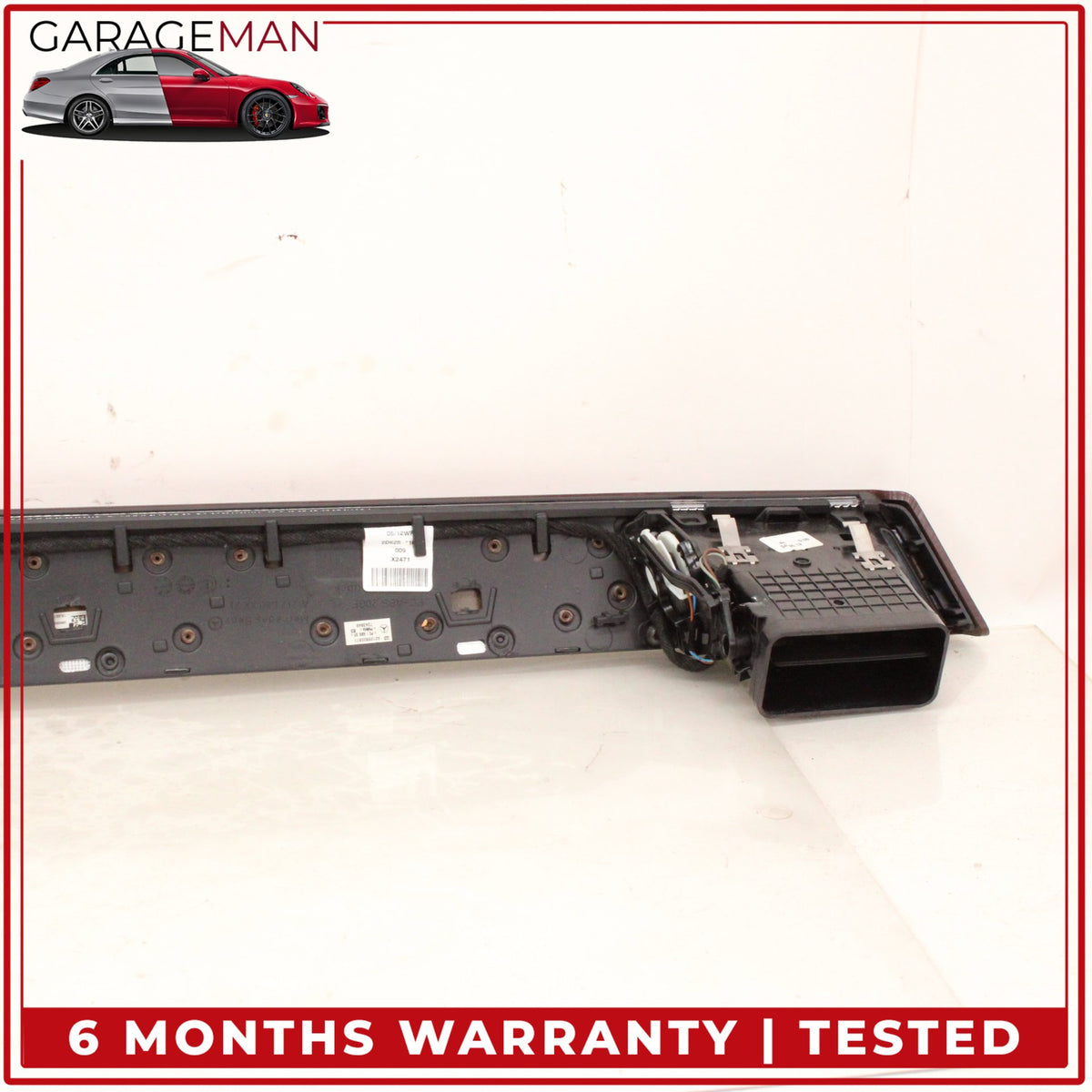 2010-2013 Mercedes W212 E350 Front Dashboard AC A/C Air Vent Wood Panel OEM
