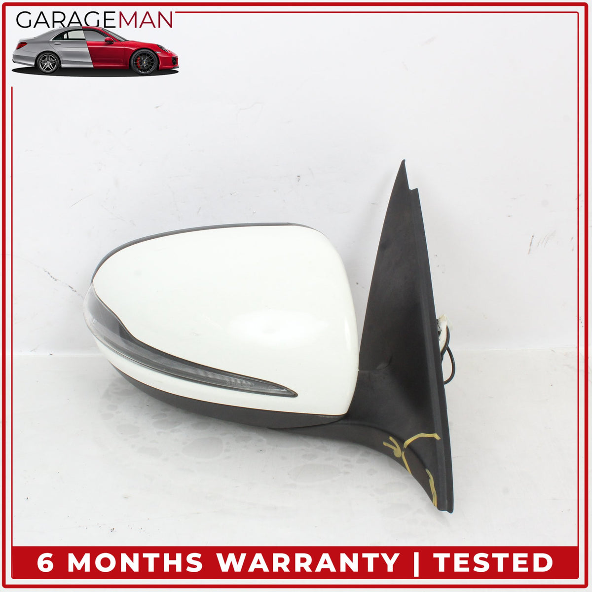 2015-2016 Mercedes W205 C300 Front Right Door Rear View Mirror w/ Blind Spot OEM