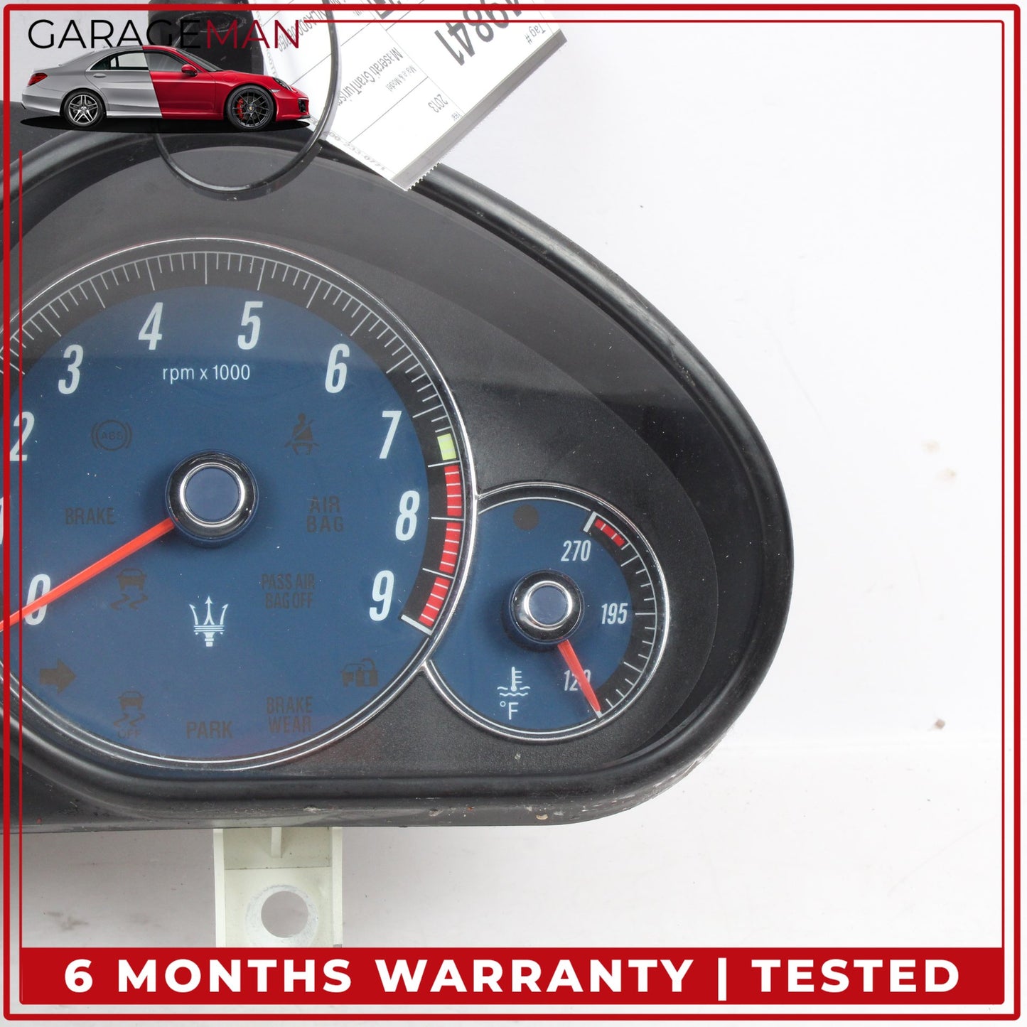 2013-2014 Maserati GranTurismo M145 Coupe Speedometer Instrument Cluster OEM