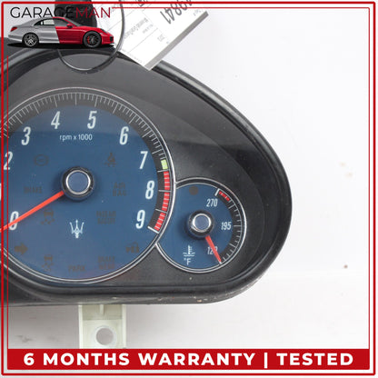 2013-2014 Maserati GranTurismo M145 Coupe Speedometer Instrument Cluster OEM