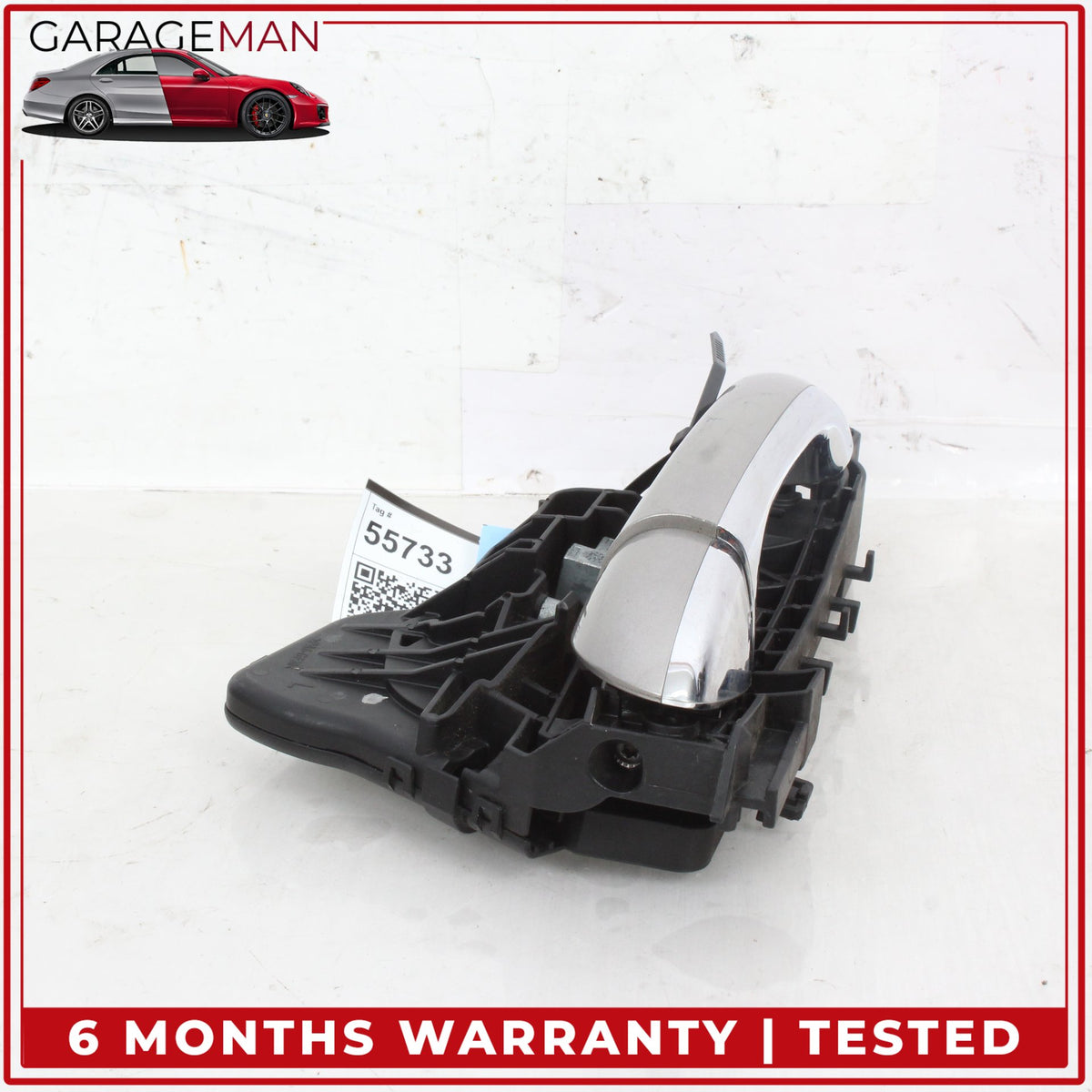 2006-2013 Mercedes W164 ML350 Rear Left Side Exterior Door Handle Silver OEM