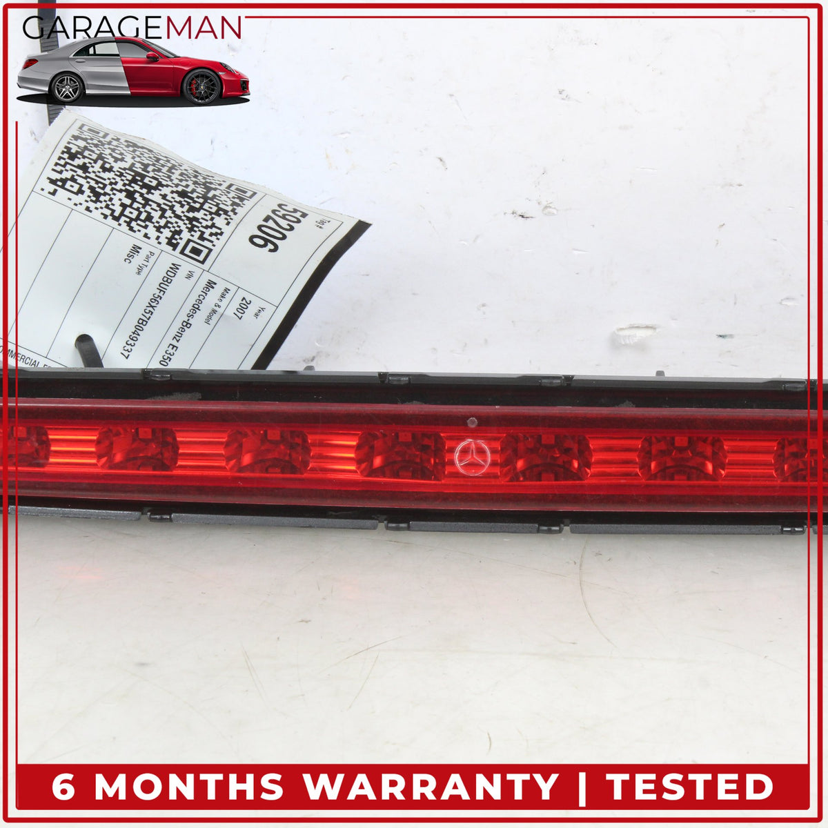 2007-2009 Mercedes W211 E350 Rear 3rd Brake Stop Light Lamp 2118201456 OEM