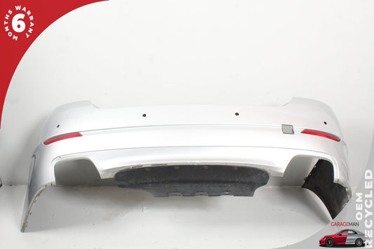 2012 BMW 550i F10 Sedan Rear Bumper Cover 7238520 Titansilber Metallic