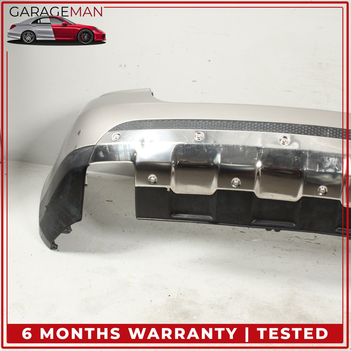 2006-2008 Mercedes W164 ML350 Sport Rear Bumper Cover Silver Metallic OEM