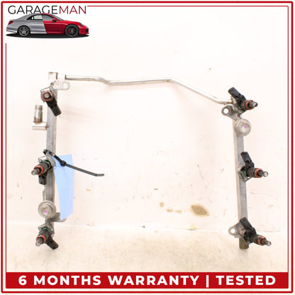 2005-2012 Mercedes W211 E350 SLK300 Fuel Injector Rail w/ Fuel Injectors OEM