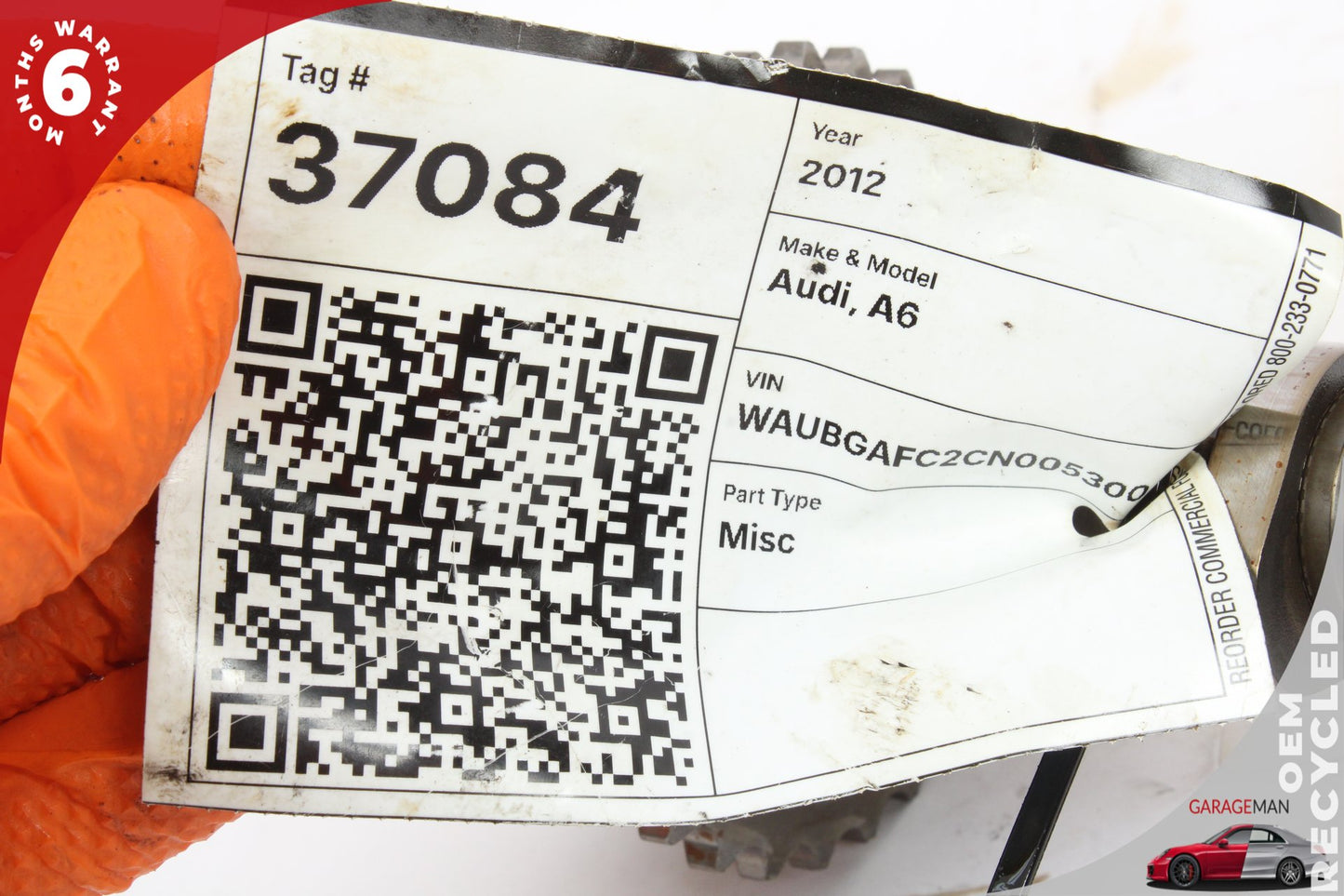 2011-2017 Audi A6 C7 AWD 3.0L Left Side Intake Camshaft 06E109083N OEM
