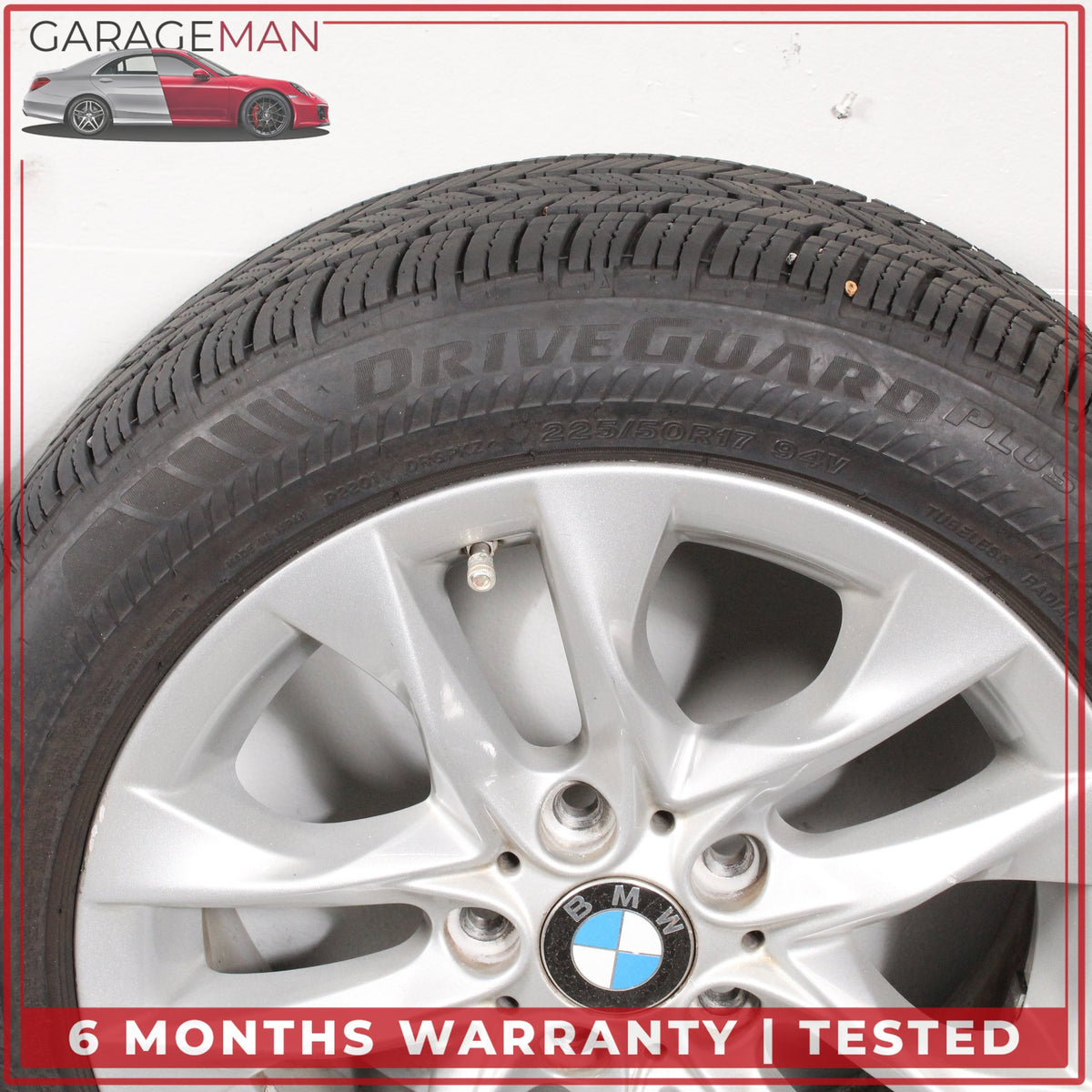 2010-2015 BMW X1 E84 Wheel Rim w/ Tire Set of 4 7.5JX17EH2 IS34 6861846 OEM