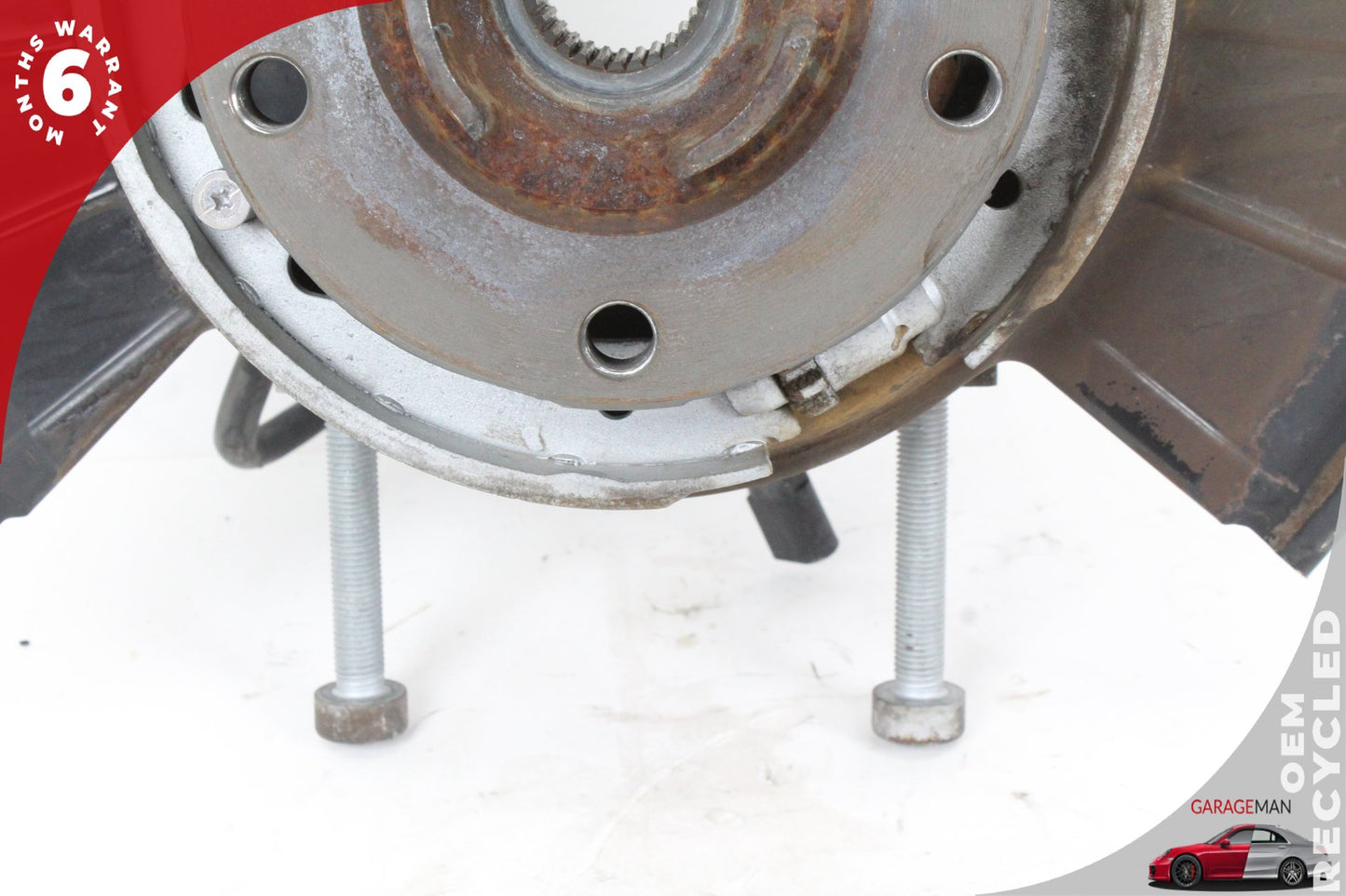 11-14 Porsche Cayenne 92A AWD 4.8 Rear Left Spindle Knuckle Wheel Hub 7P5616040A