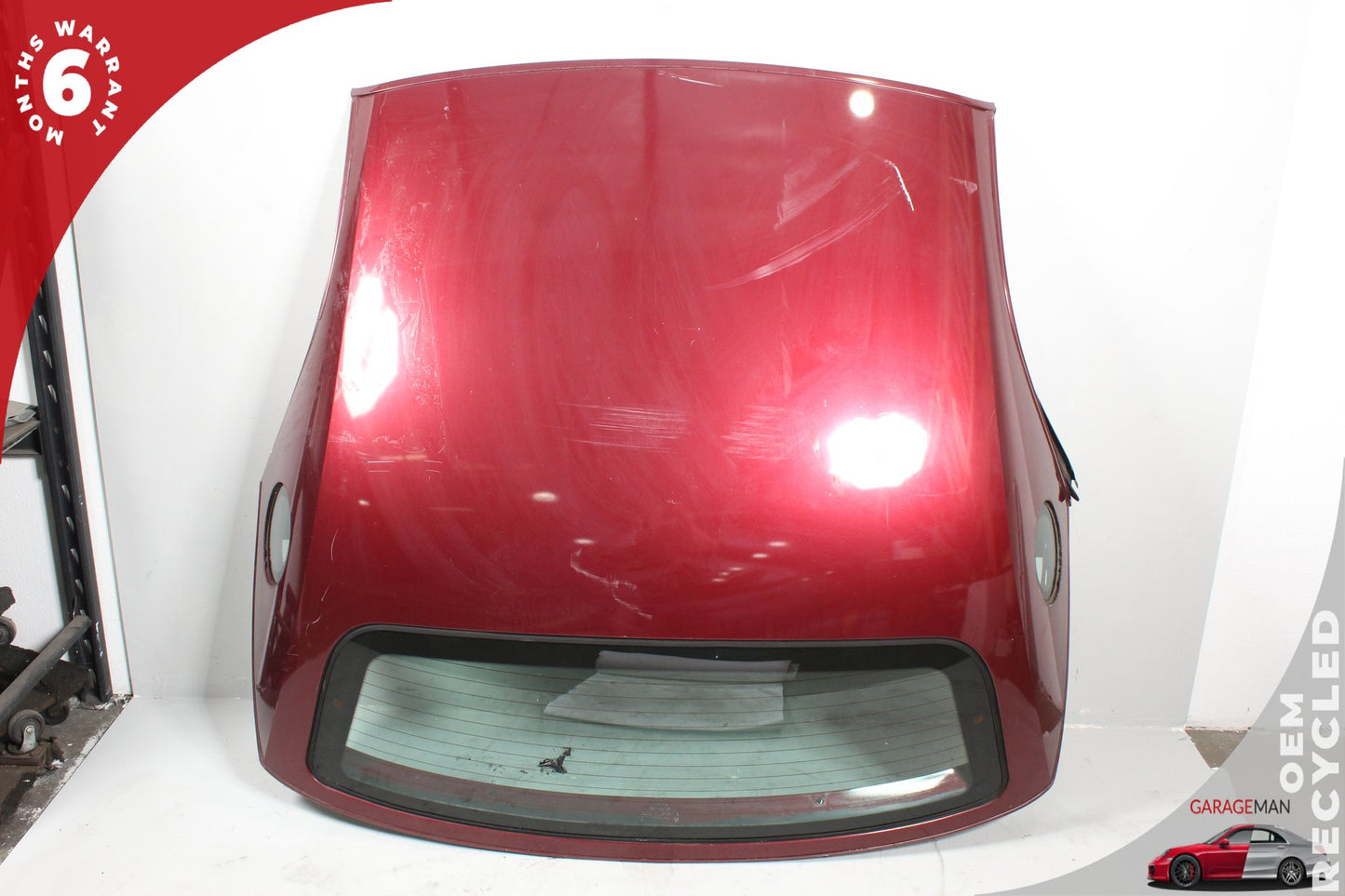 2002-2005 Ford Thunderbird Hard Top Roof Panel w/ Portholes Red OEM