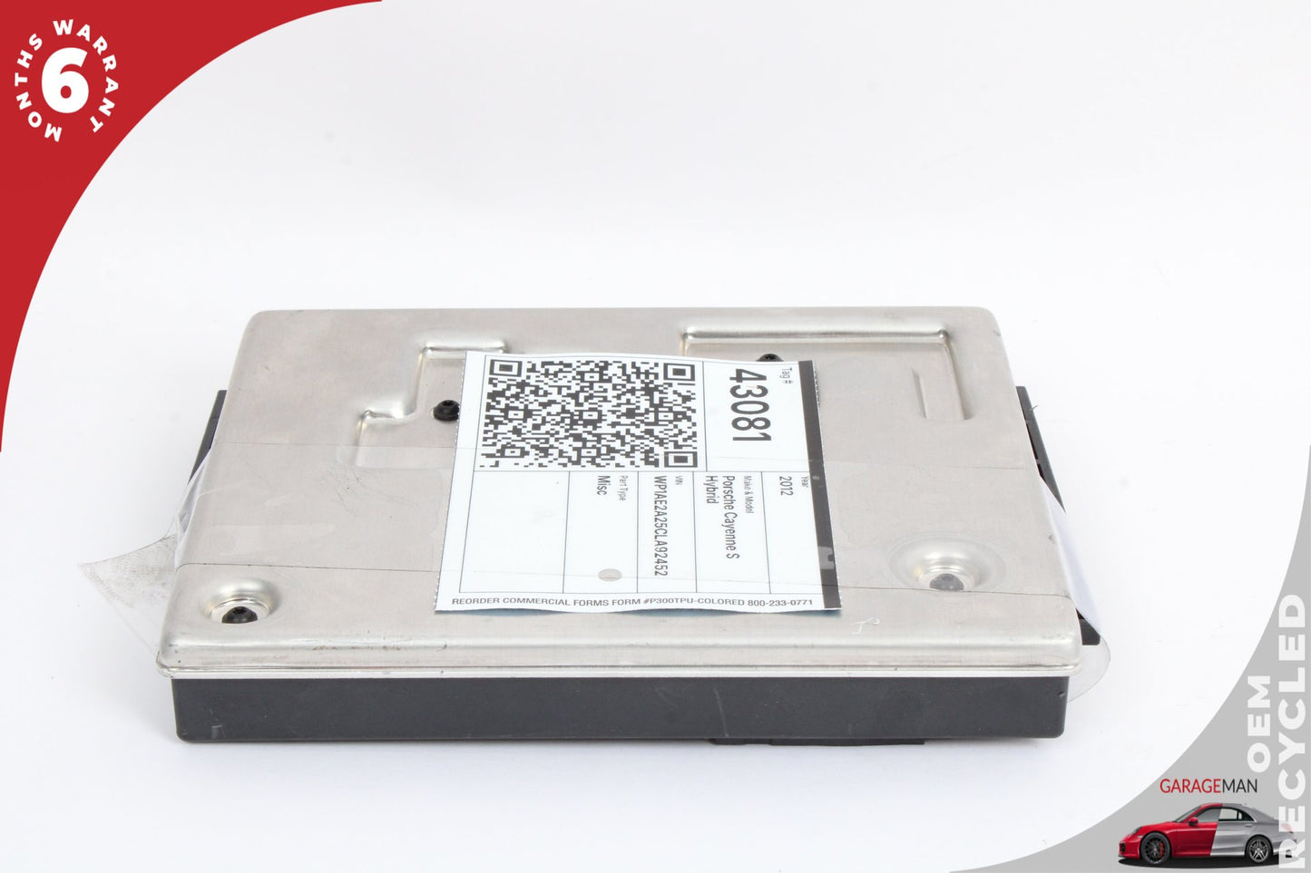 2011-2014 Porsche Cayenne S 958 BCM Body Comfort Control Module Unit OEM