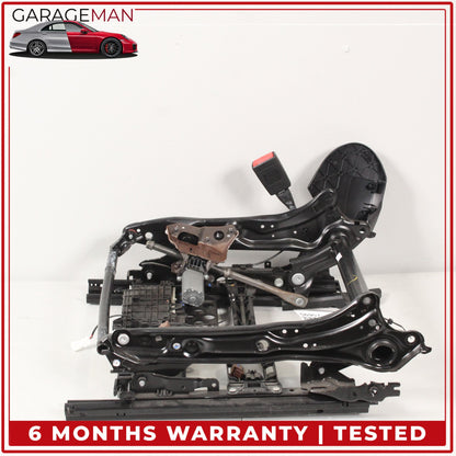 2017-2023 BMW 530e G30 Front Left Side Lower Seat Track Frame Rail w/ Motors OEM