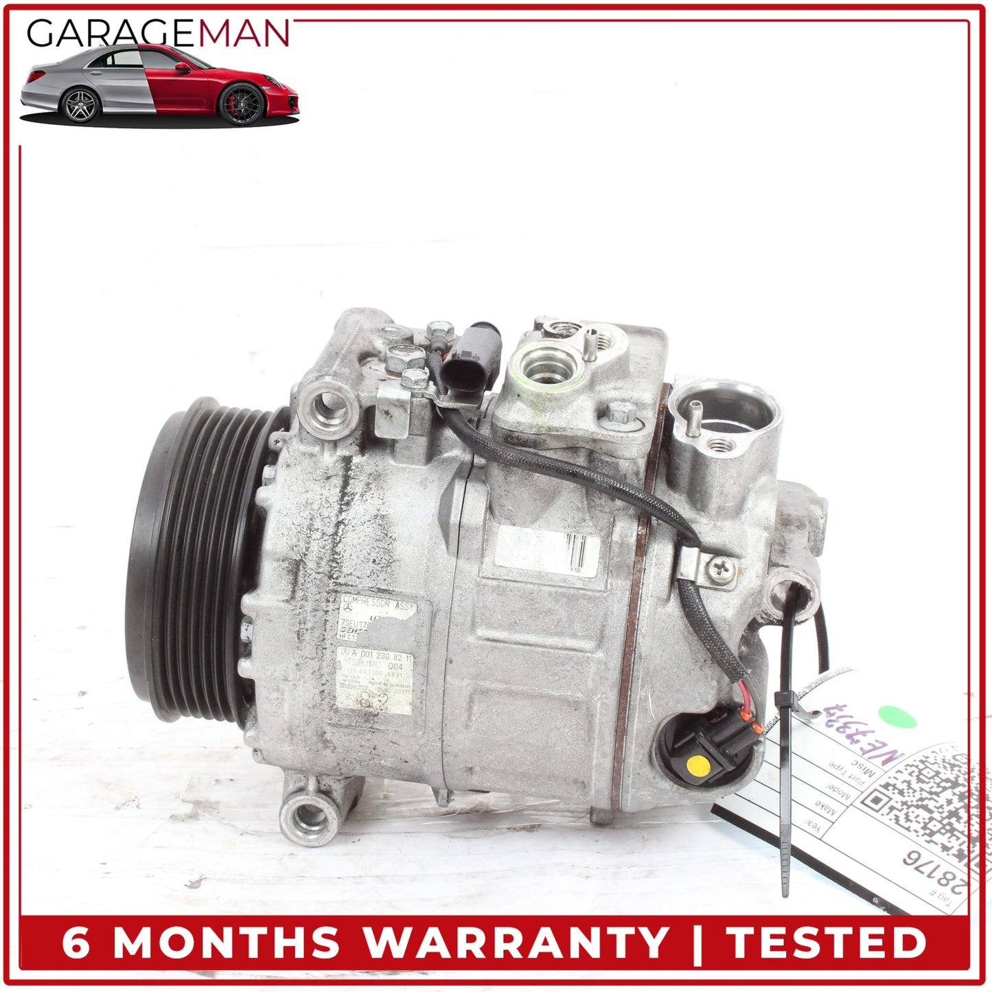 2006-2013 Mercedes W164 ML350 AC A/C Air Conditioning Compressor 0012308211 OEM
