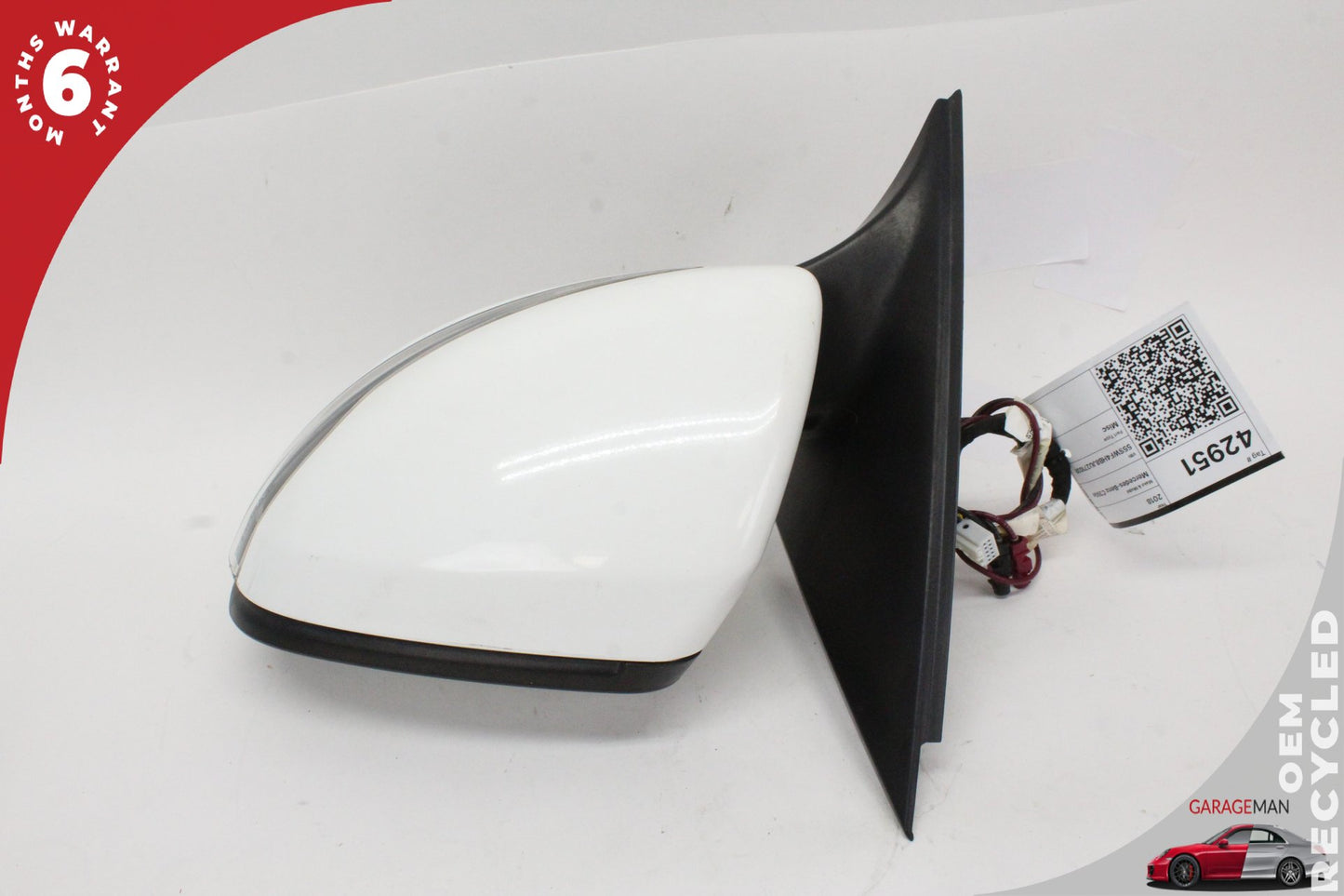 2018 Mercedes-Benz C350e W205 Sedan Front Left Door Rear View Mirror w/ Blind Spot 2058103516