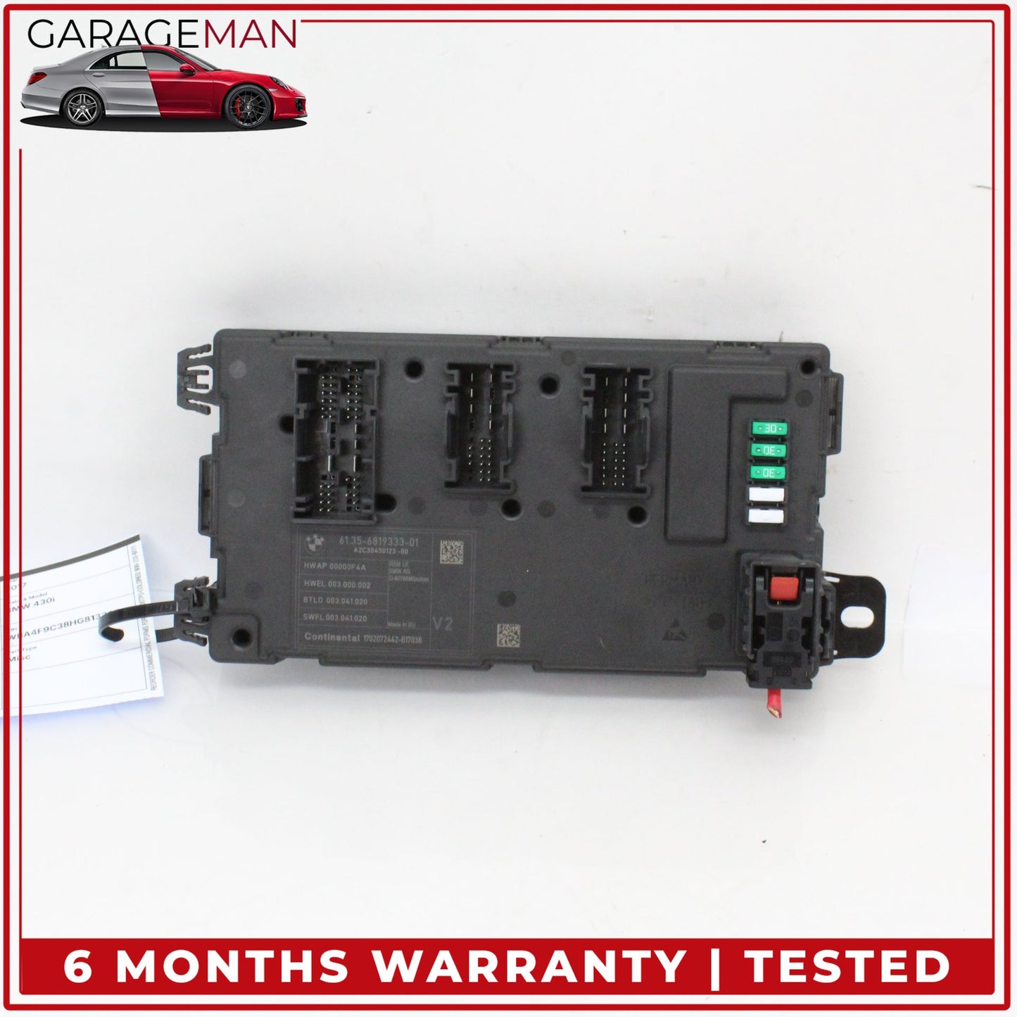 2014-2020 BMW 430i 440i 435i Rear BCM Body Control Module Unit 6819333 OEM