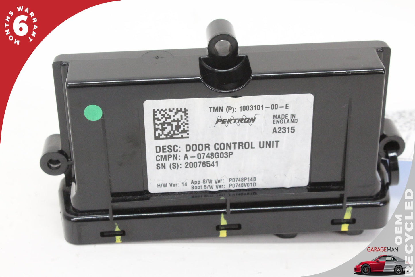2012-2020 Tesla Model S 85D Front Left Door Control Module 100310100E OEM