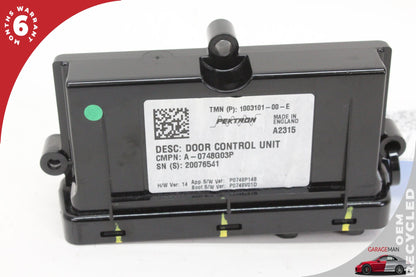 2012-2020 Tesla Model S 85D Front Left Door Control Module 100310100E OEM