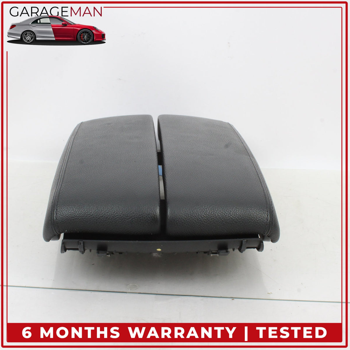 2011-2018 Audi A8 S8 Front Center Console Armrest Lid Cover Black 4H0863075 OEM