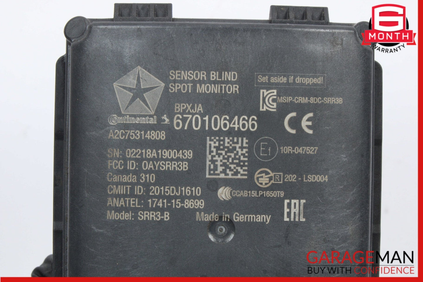 2017-2024 Maserati Ghibli III M157 Rear Blind Spot Radar Distance Sensor Module