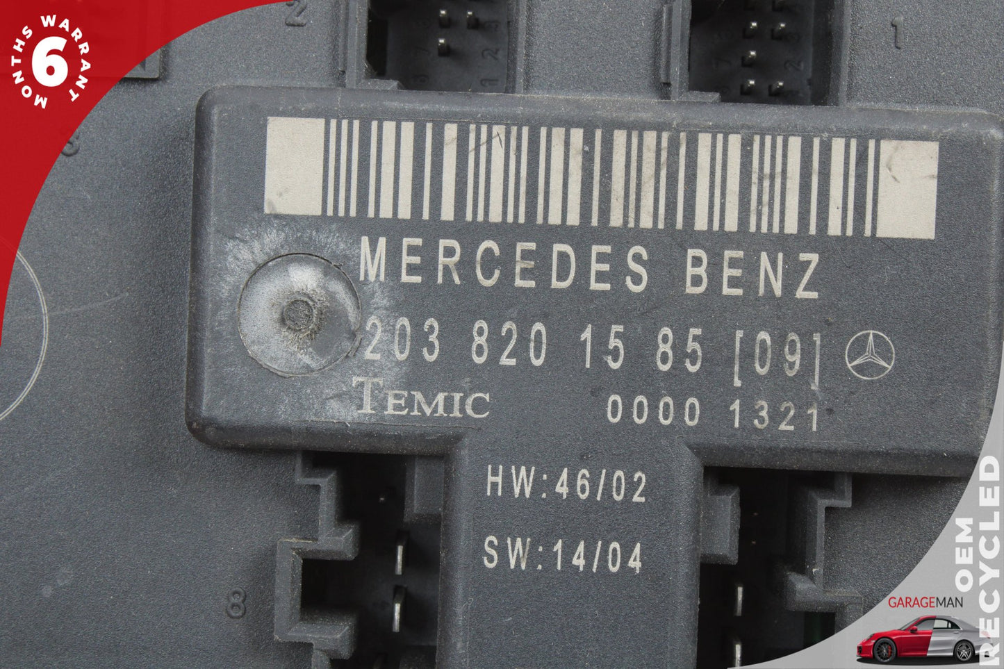 2001-2007 Mercedes W203 C230 Front Left Side Door Control Module 2038201585 OEM