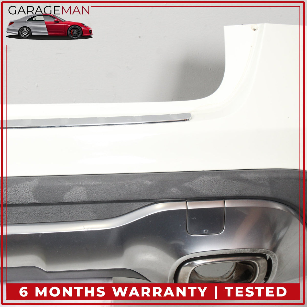 2015-2020 Mercedes X156 GLA250 Rear Bumper Cover Panel Calcite White OEM