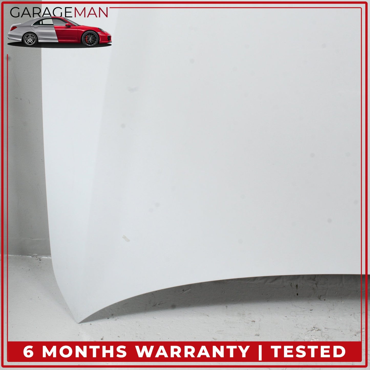 2012-2018 Audi A6 S6 Sedan Front Hood Bonnet Panel White 4G0823029A OEM