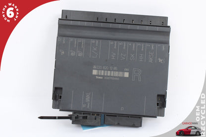 00-02 Mercedes-Benz S500 W220 Front Right Seat Control Module 2208201285