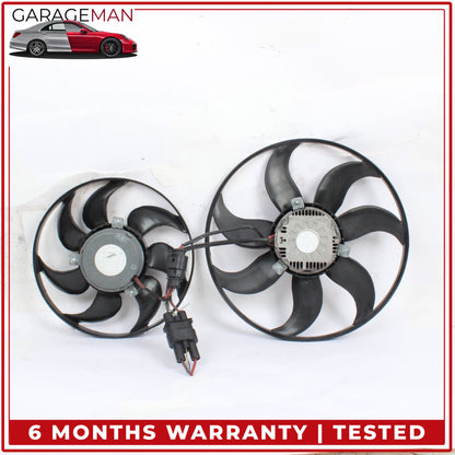 2008-2015 Audi TT Dual Radiator Motor Fan Blade Set of 2 1K0959455ET OEM