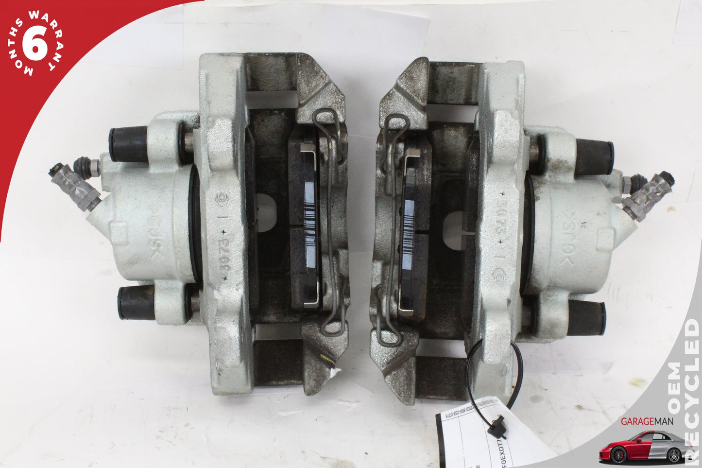 2012-2019 Fiat 500e Front Left and Right Side Brake Caliper Set 68102325AA OEM