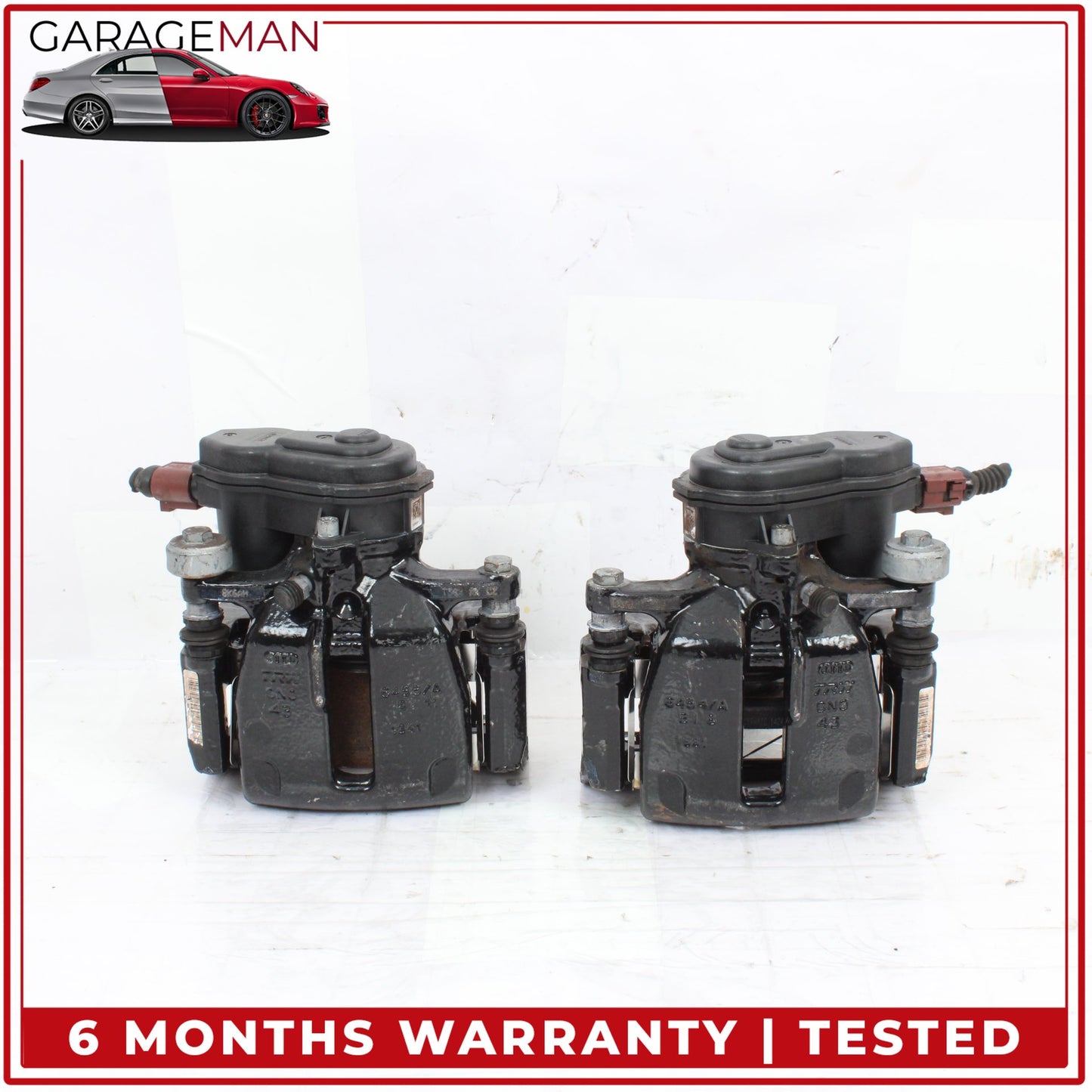 2012-2018 Audi A6 A7 Rear Left and Right Side Brake Caliper Set 4G0615403A OEM