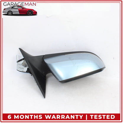 2012-2018 BMW 320i Front Right Side Door Rear View Mirror Blue Metallic OEM