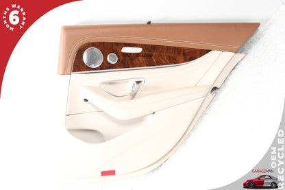 17-19 Mercedes-Benz E400 W213 Wagon Right Rear Door Trim Panel DESIGNO 2135407525