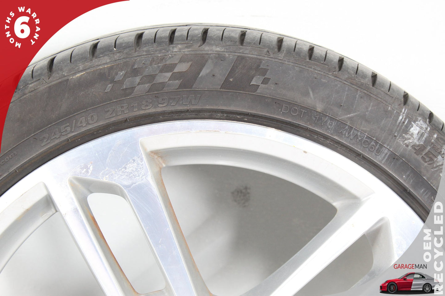 2016-2023 Audi TT Wheel Rim w/ Tire Twin 5 Spoke 8.5JX18H2 ET50 8S0601025E OEM