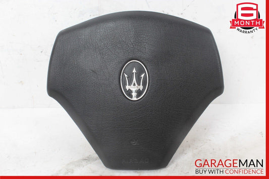 03-13 Maserati Quattroporte M139 Steering Wheel Air Bag Airbag Black OEM