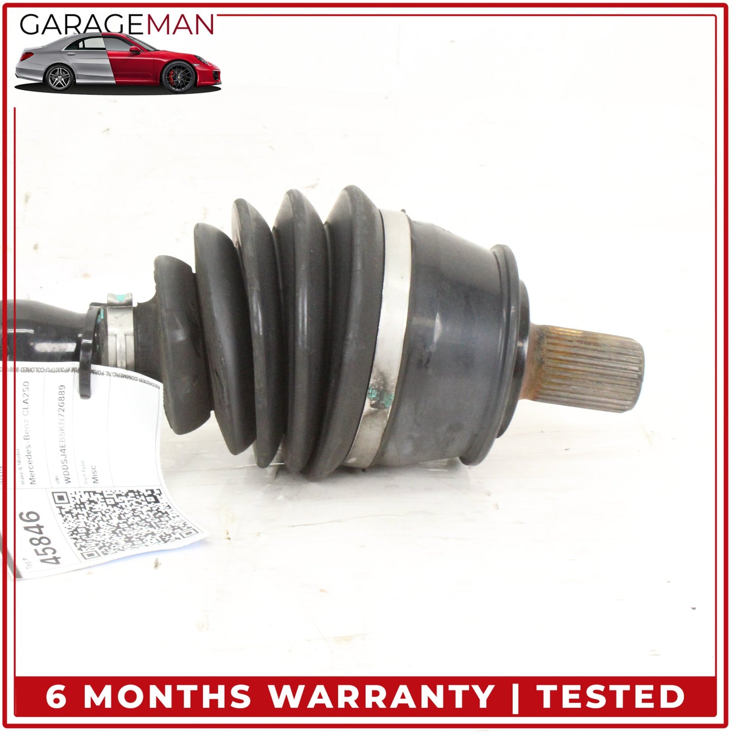 2014-2019 Mercedes-Benz CLA250 W117 FWD Front Right or Left Side Axle CV Shaft 2463301801 OEM