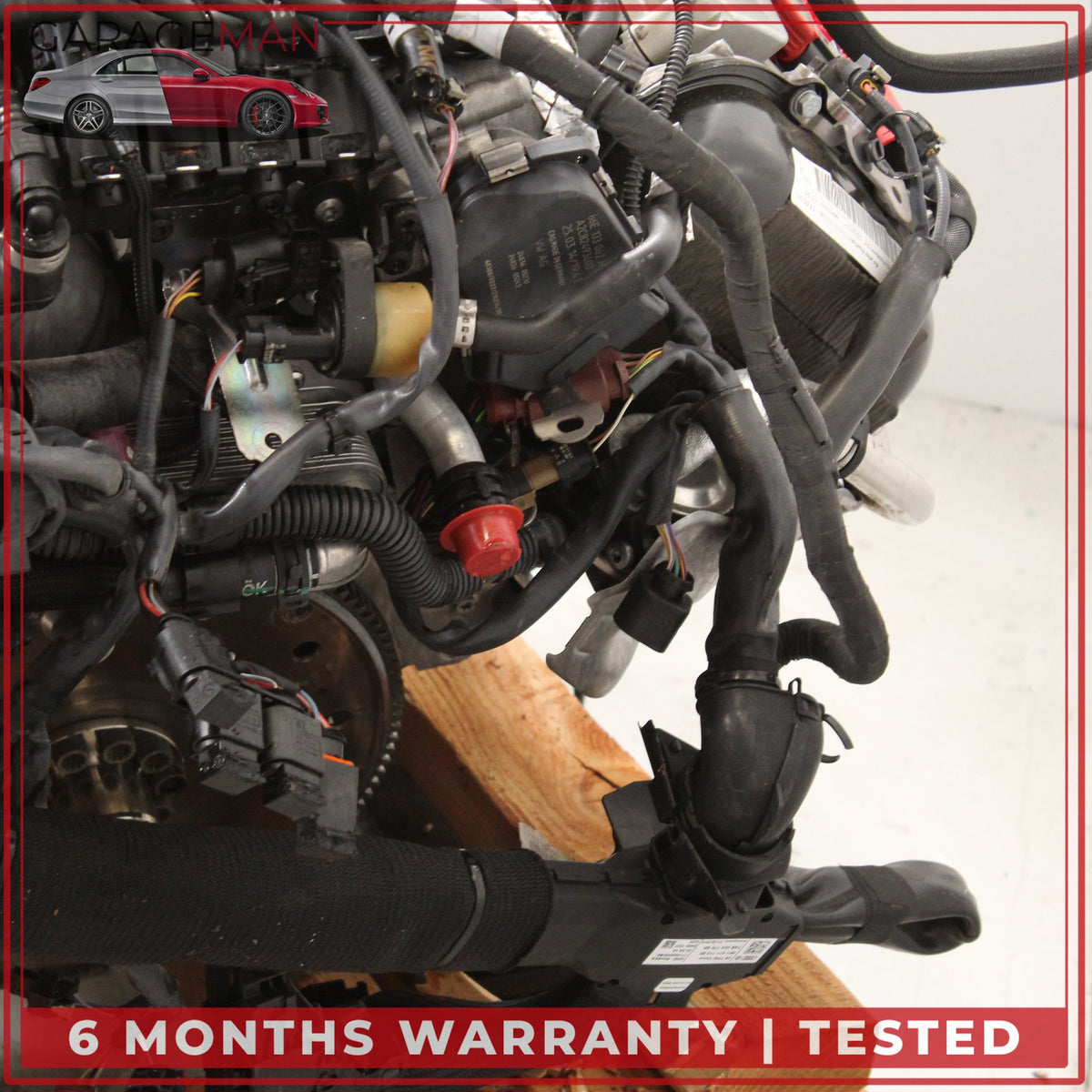 2015 Audi A8 D4 AWD 3.0L V6 CREC Engine Motor Assembly w/ Supercharger OEM