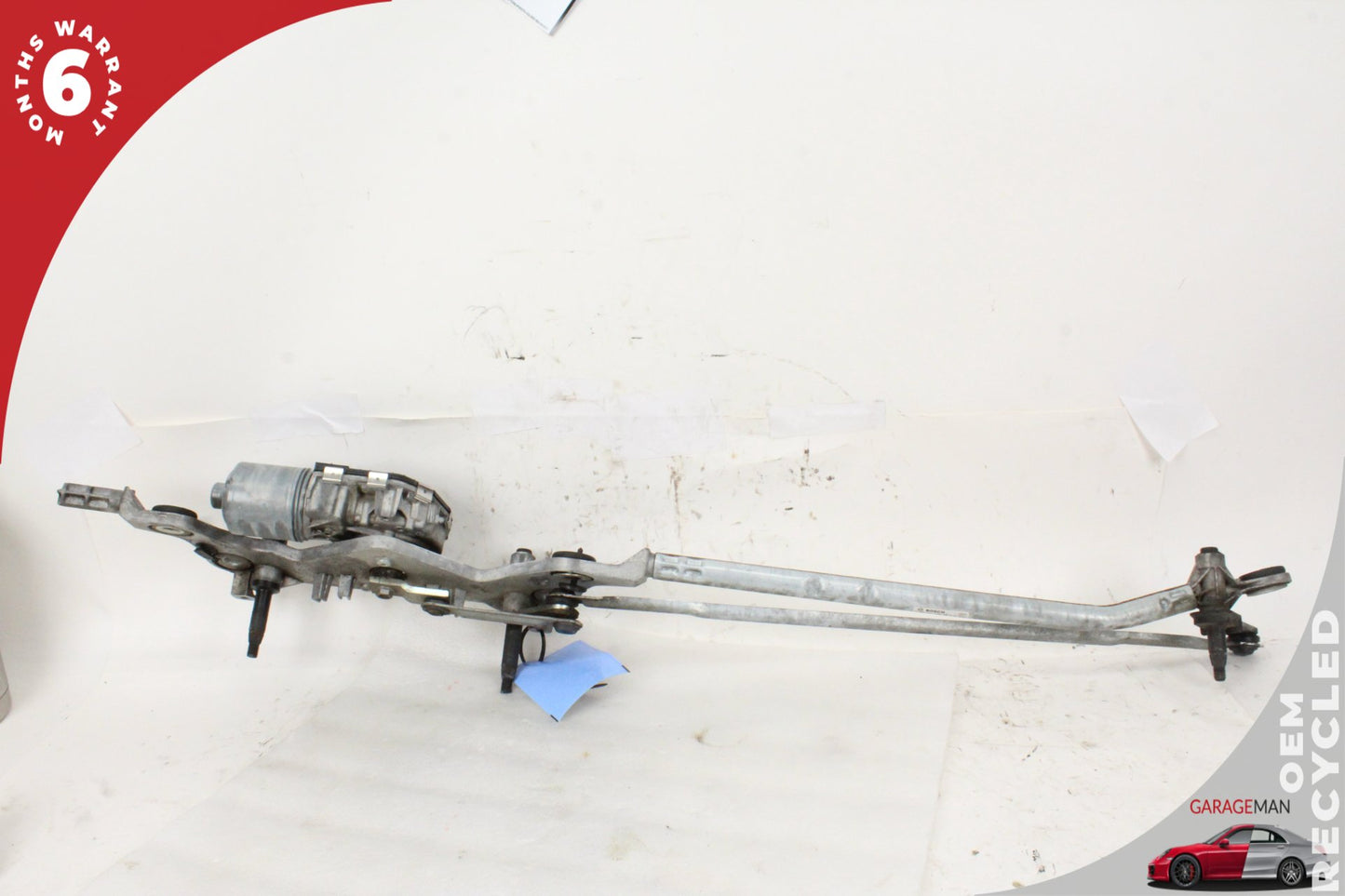 2011-2018 Porsche Cayenne 958 Front Windshield Wiper Linkage w/ Motor OEM