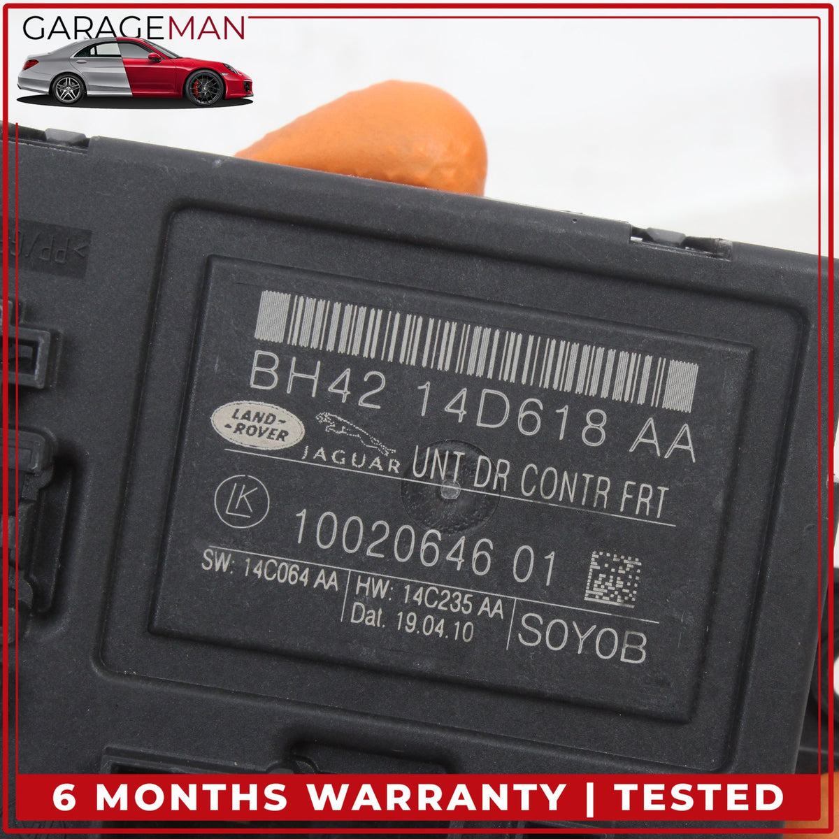2010-2016 Range Rover L322 Front Left Door Control Module BH4214D618AA OEM