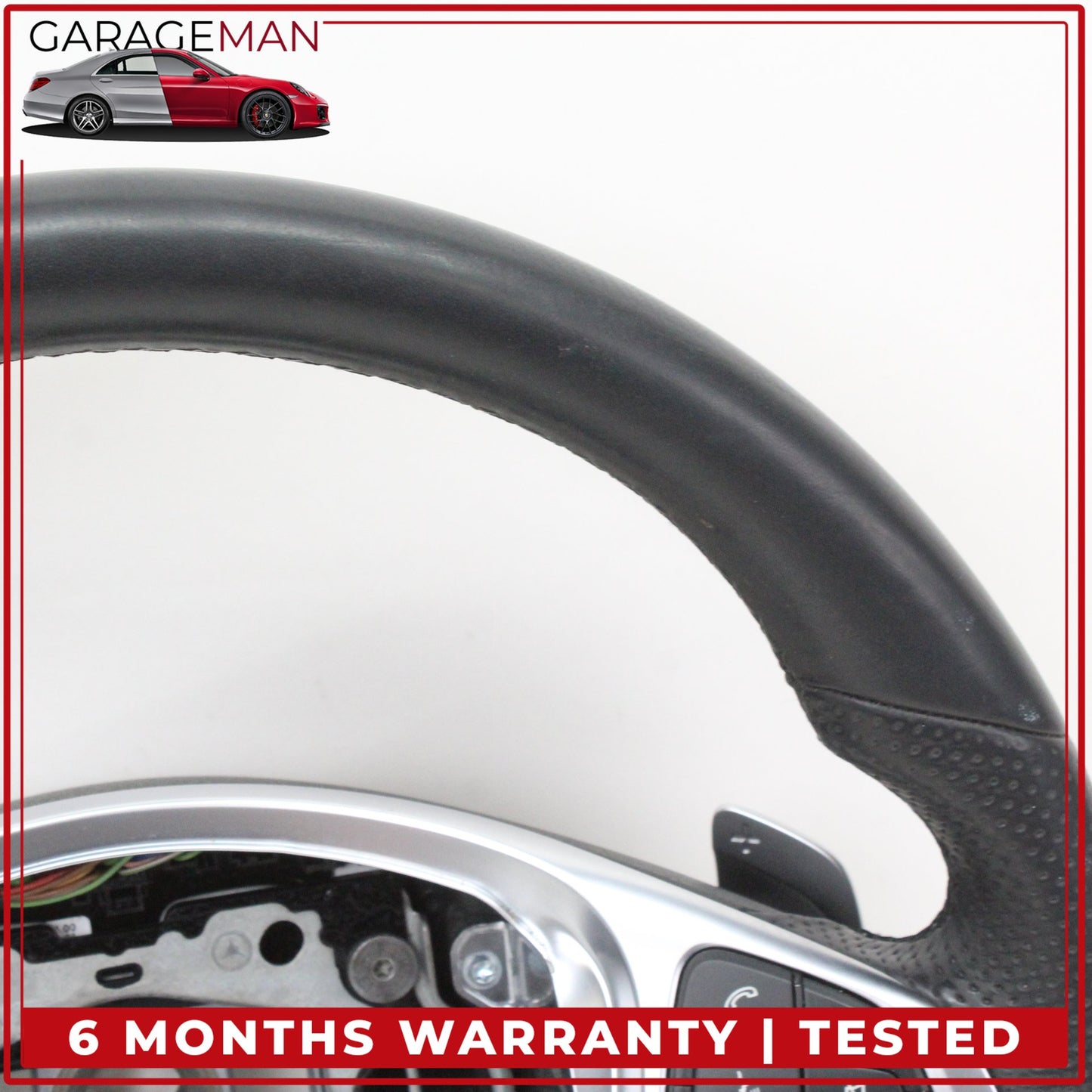 2015-2020 Mercedes W205 C300 Sport Steering Wheel w/ Paddle Shifters OEM