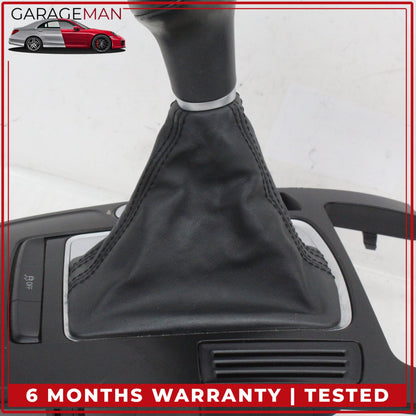 2009-2016 Audi A4 Front Center Console Shifter Knob Boot Trim w/ Switches OEM
