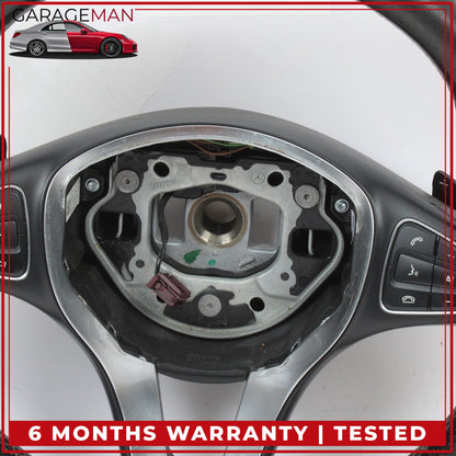 2014-2020 Mercedes X156 GLA250 Front Left Steering Wheel w/ Paddle Shifters OEM