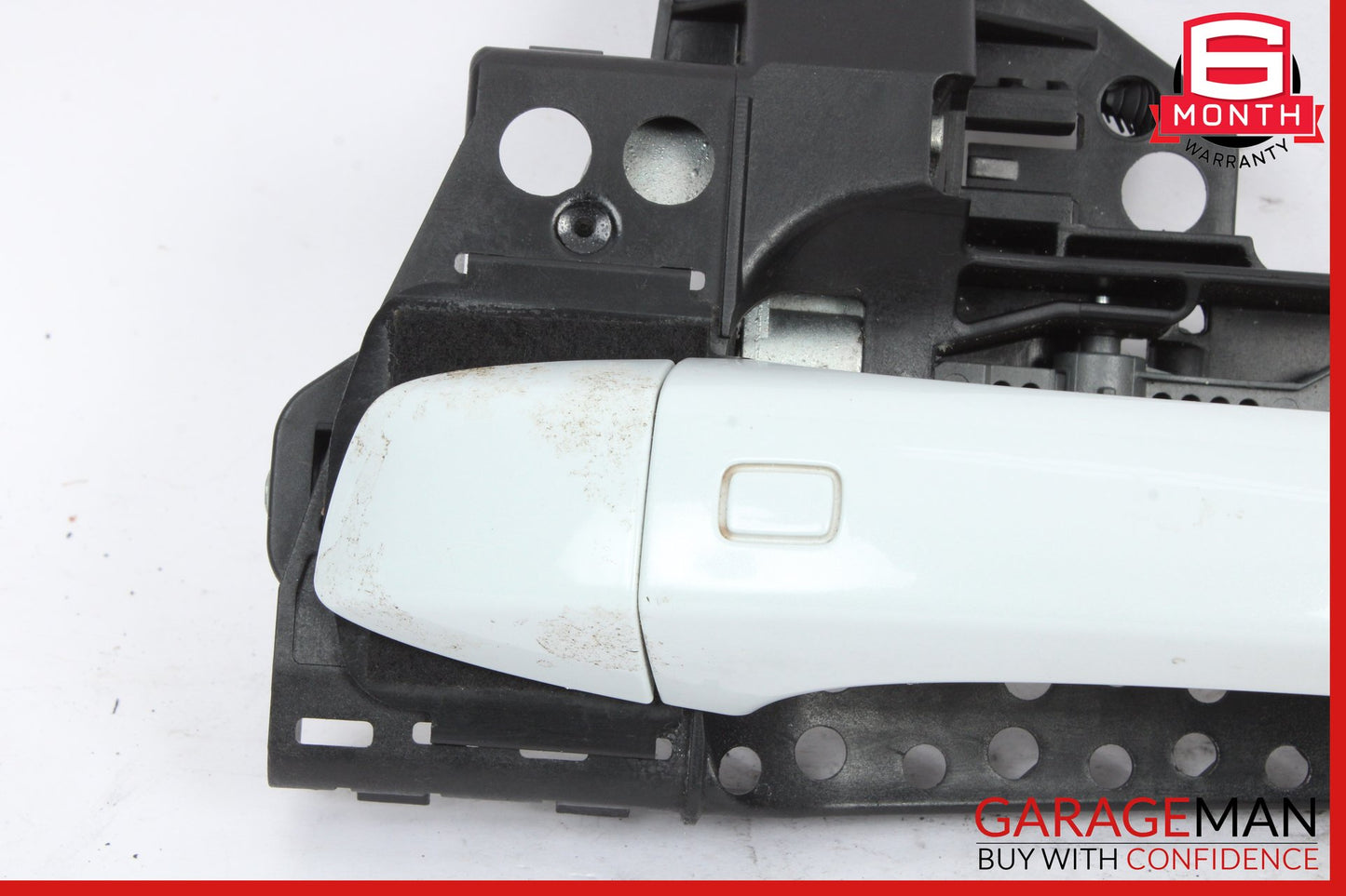 2012-2018 Audi S7 Rear Left Driver Side Exterior Door Handle White 4H0837885 OEM