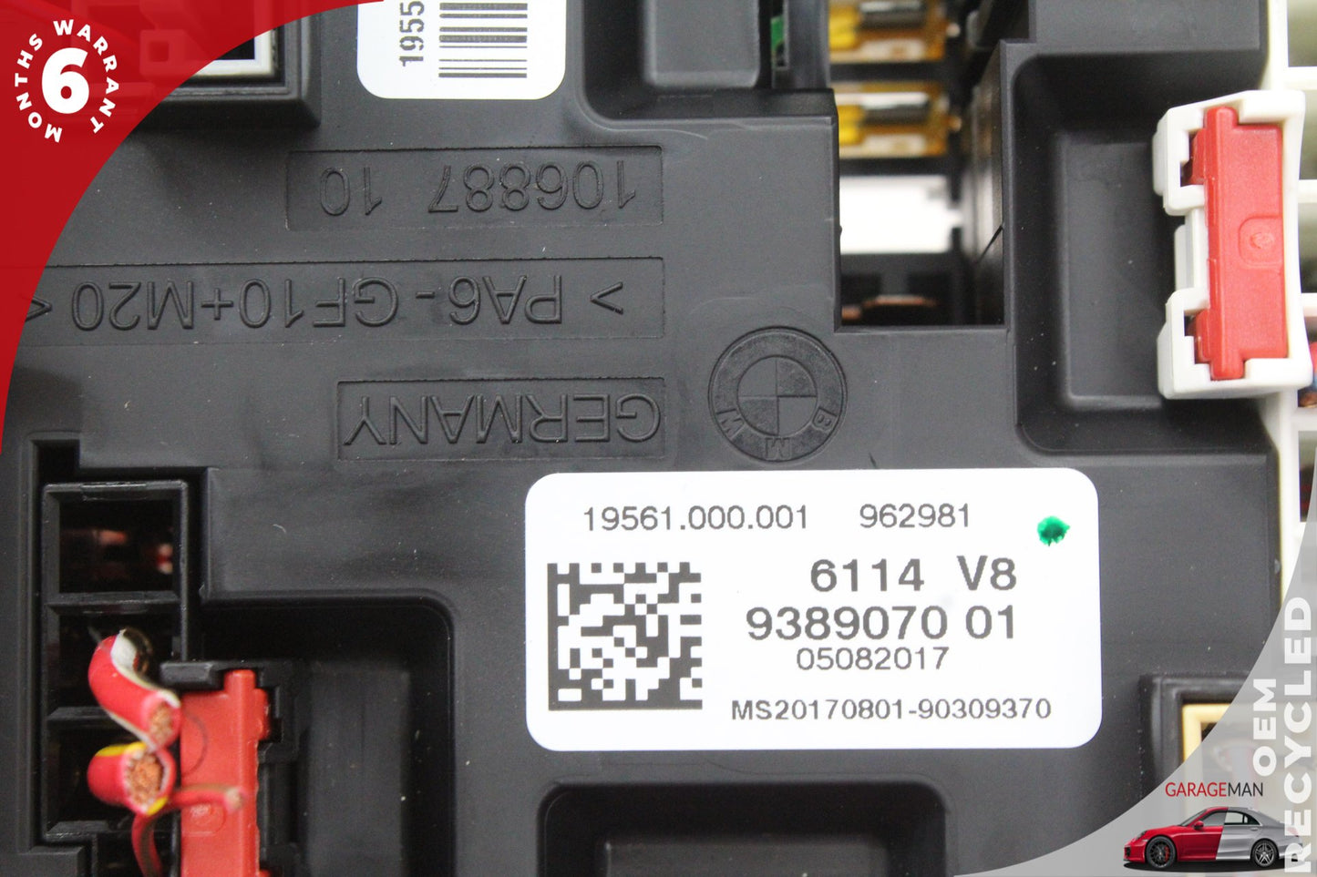 2014-2020 BMW 430i F36 Rear Terminal Junction Relay Fusebox Fuse Box 9389070 OEM