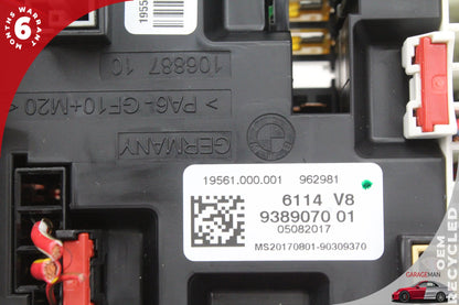 2014-2020 BMW 430i F36 Rear Terminal Junction Relay Fusebox Fuse Box 9389070 OEM