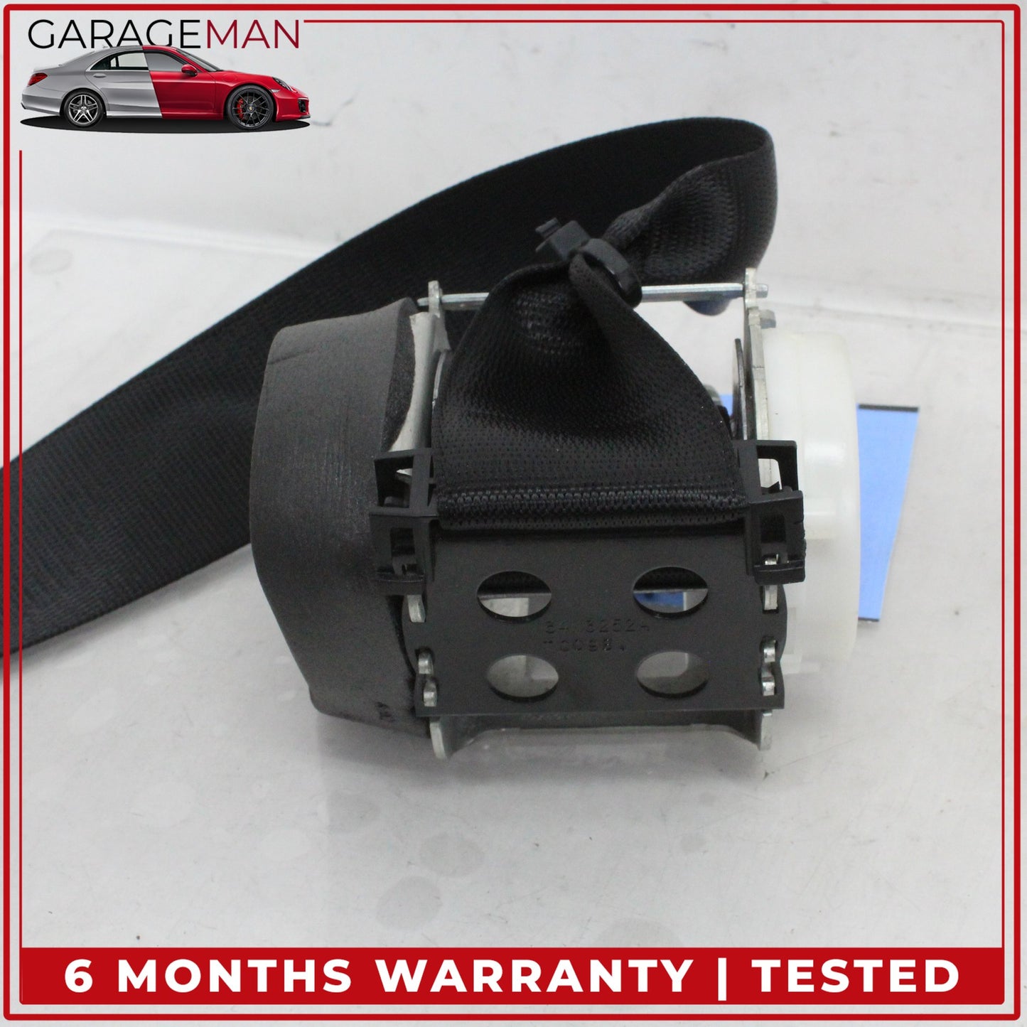 2011-2018 BMW X3 X4 F25 F26 Rear Left Driver Side Seat Belt Black OEM